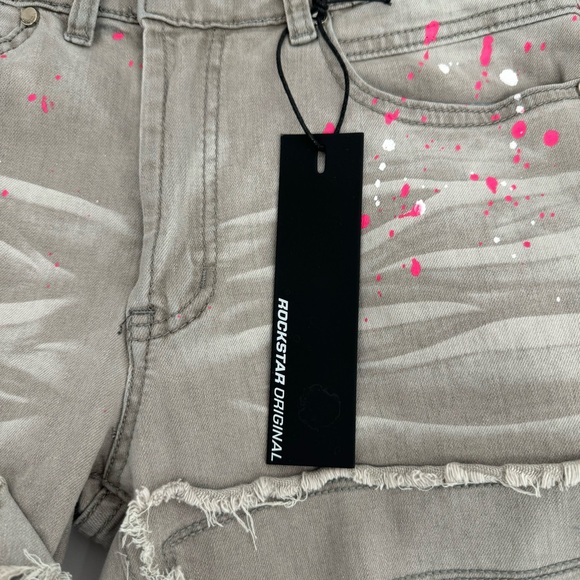 Rockstar Original RSM225 Super Stacked Flare Denim Jeans Mens 32x45 - Picture 7 of 15